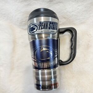 NEW Penn State Nittani Lion 16 ounce Travel Mug with Lid Gift Alumni